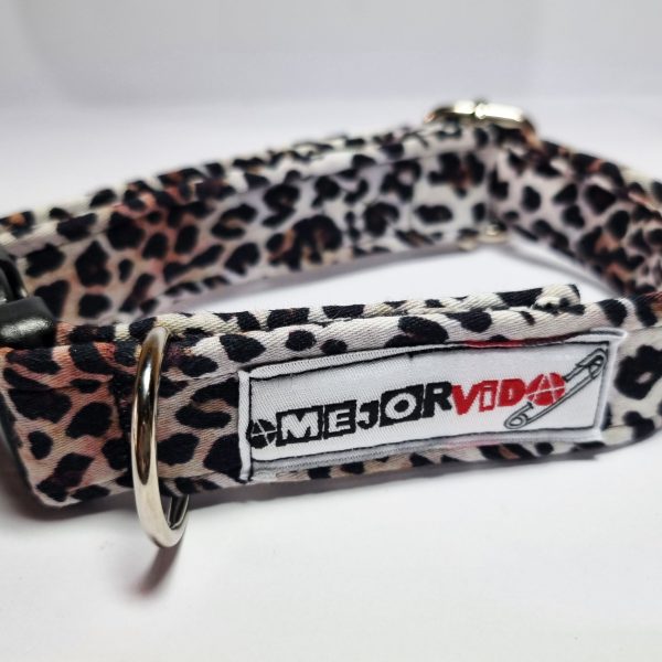 Foto del collar de perro leopardo