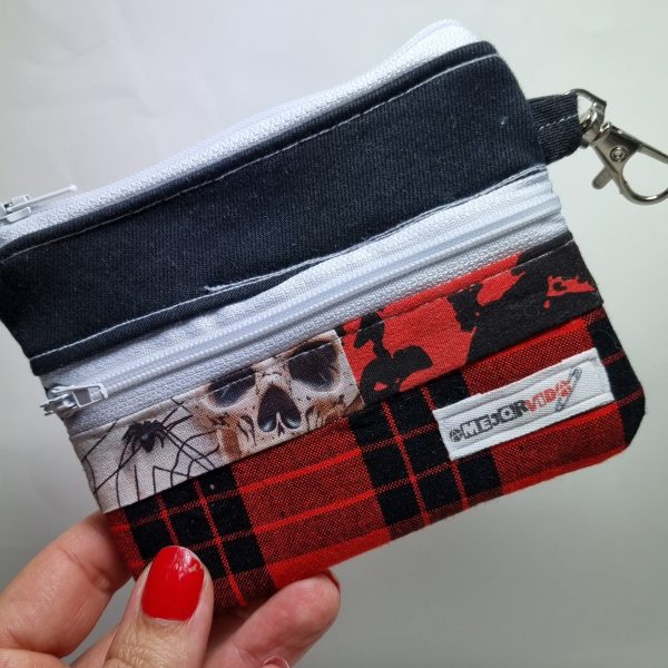 Foto de la parte delantera del monedero retalero