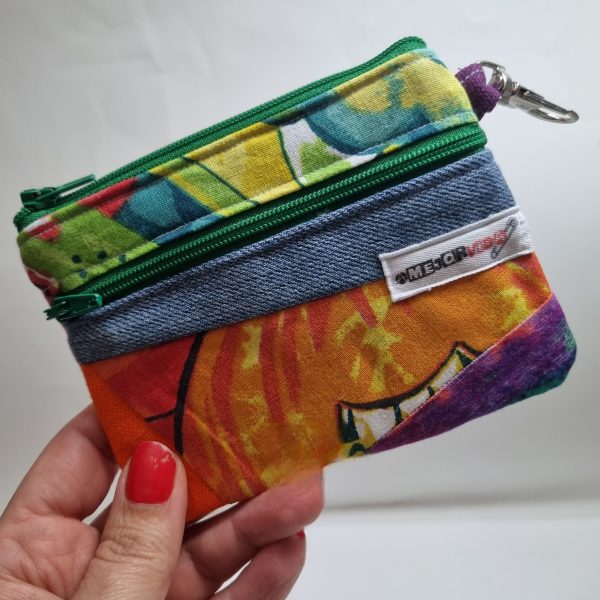 Foto de la parte delantera del monedero retalero