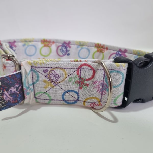 Foto del collar de perro girl power