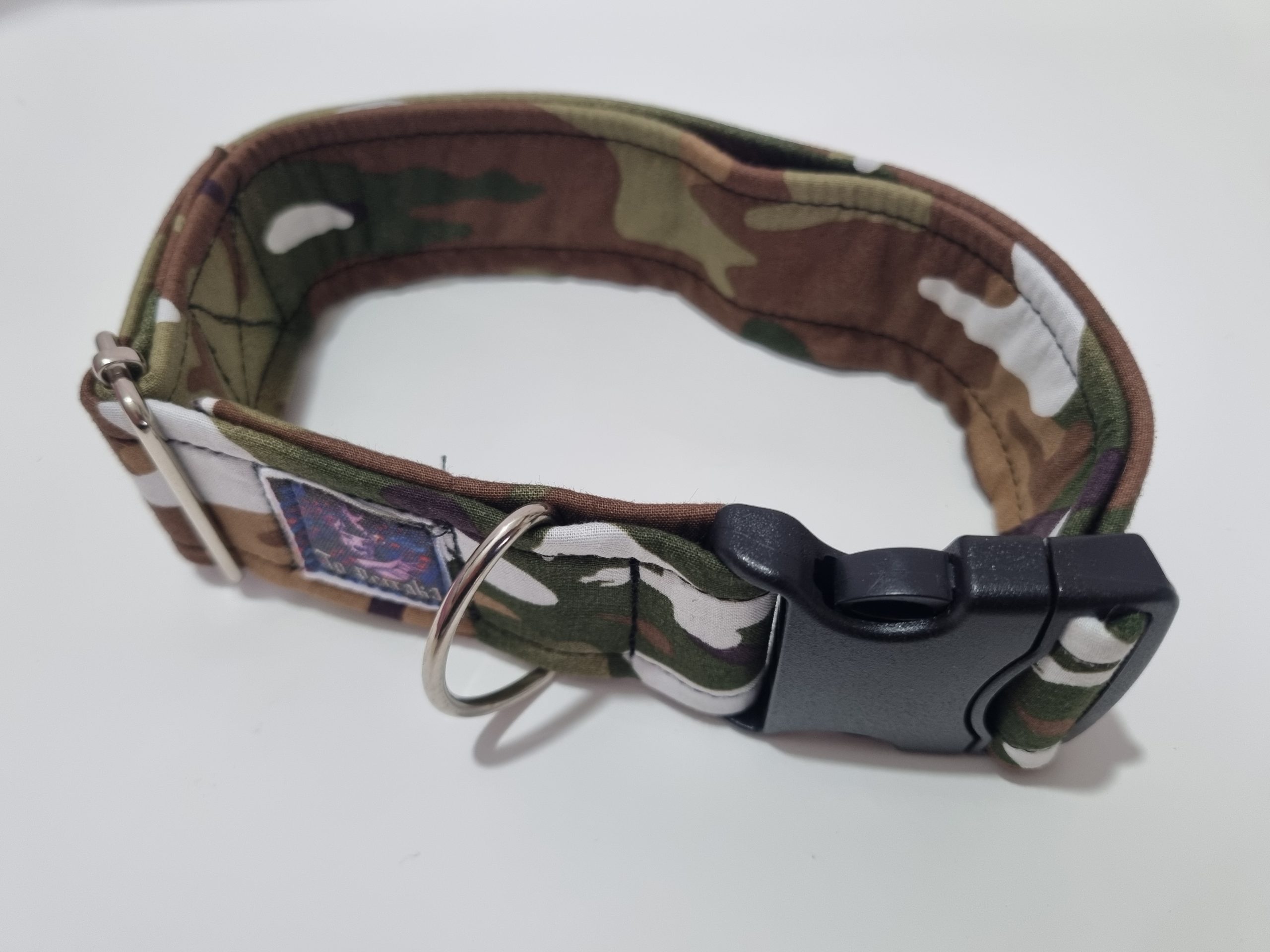 Foto del collar de perro camuflaje
