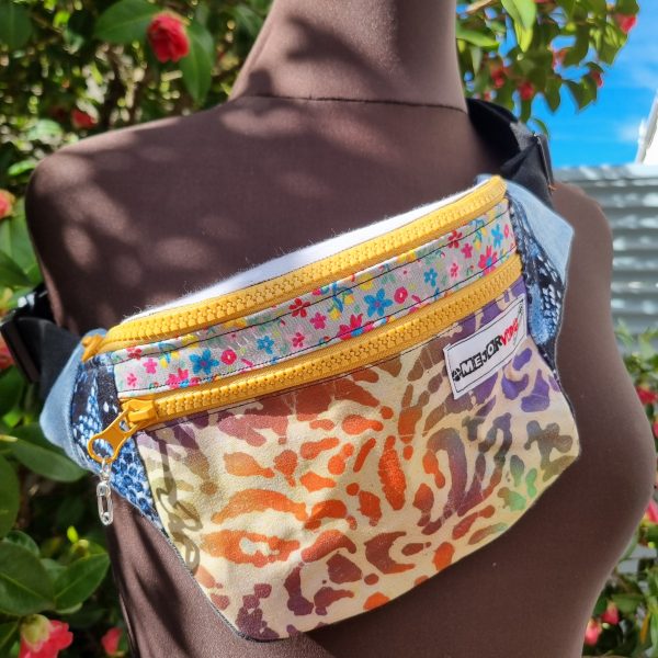 Foto de la parte delantera de la riñonera retalera