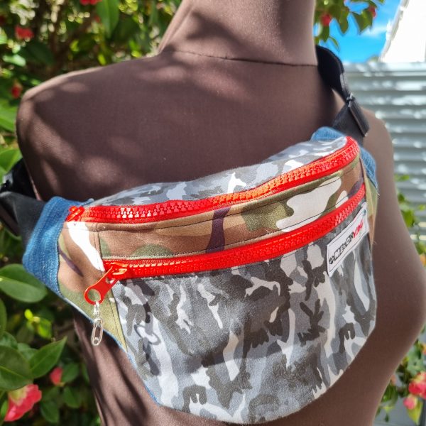 Foto de la parte delantera de la riñonera retalera