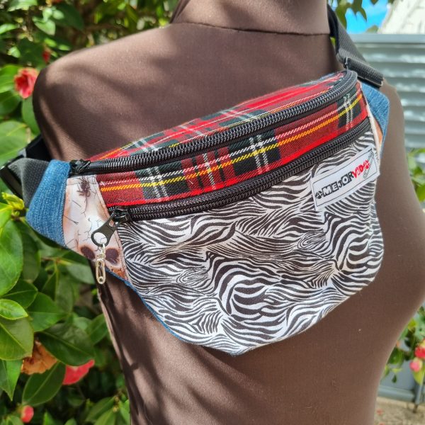 Foto de la parte delantera de la riñonera retalera